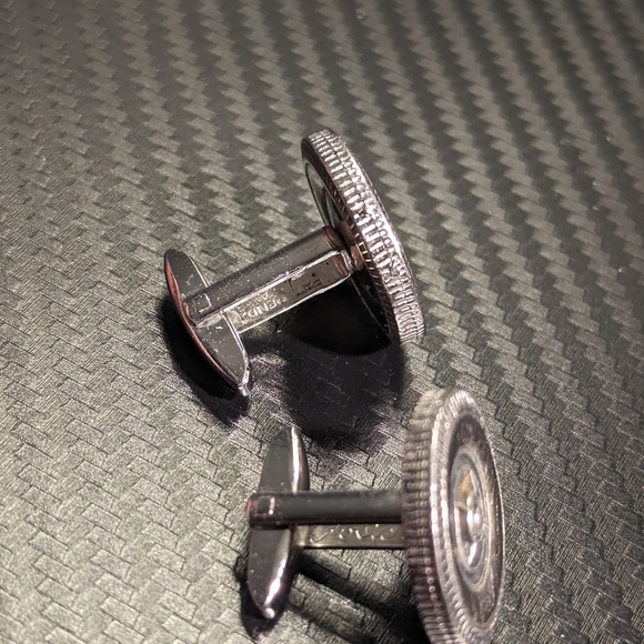 Foster Silver Tone Cufflinks - Picture 3 of 3
